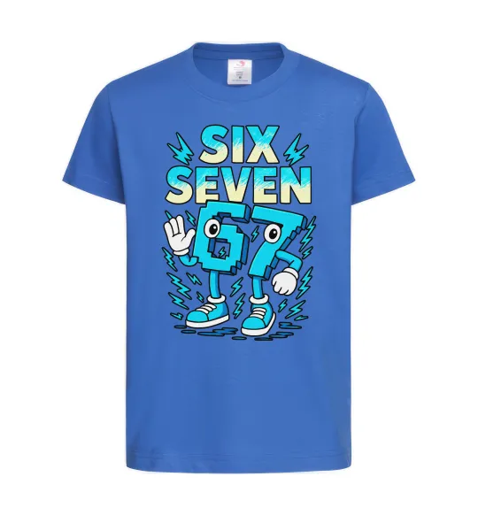 Детская футболка SixSeven art Ярко-синий фото