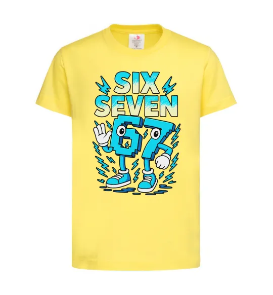 Детская футболка SixSeven art Лимонный фото