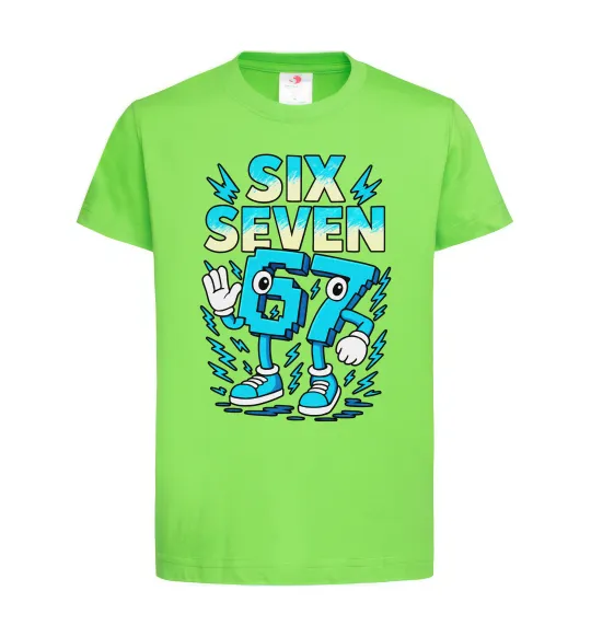 Детская футболка SixSeven art Лаймовый фото