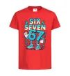 Детская футболка SixSeven art Красный Детская футболка SixSeven art Красный фото