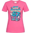 Жіноча футболка SixSeven art Яскраво-рожевий фото