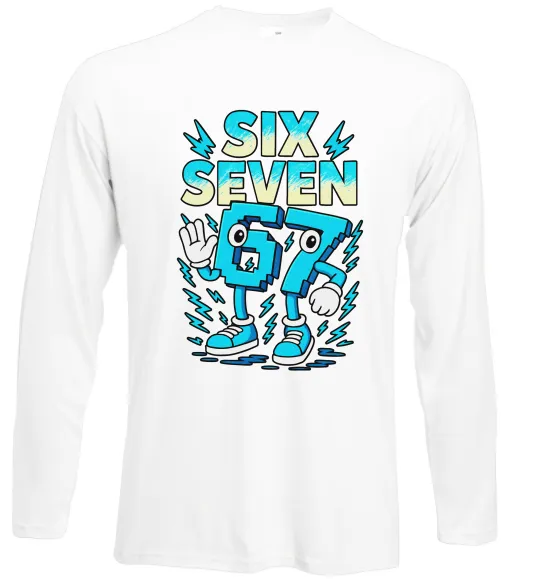 Лонгслів SixSeven art Білий фото