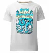 Чоловіча преміум футболка SixSeven art Білий фото