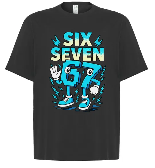 Футболка Оверсайз SixSeven art Чорний фото