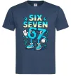 Чоловіча футболка SixSeven art Темно-синій фото