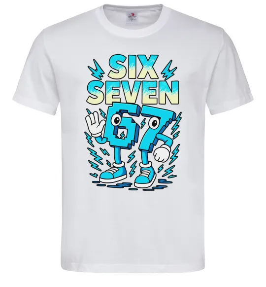 Чоловіча футболка SixSeven art Білий фото
