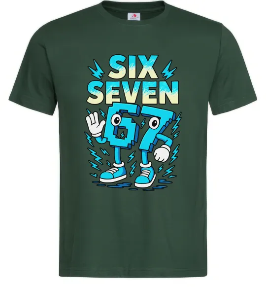 Чоловіча футболка SixSeven art Темно-зелений фото