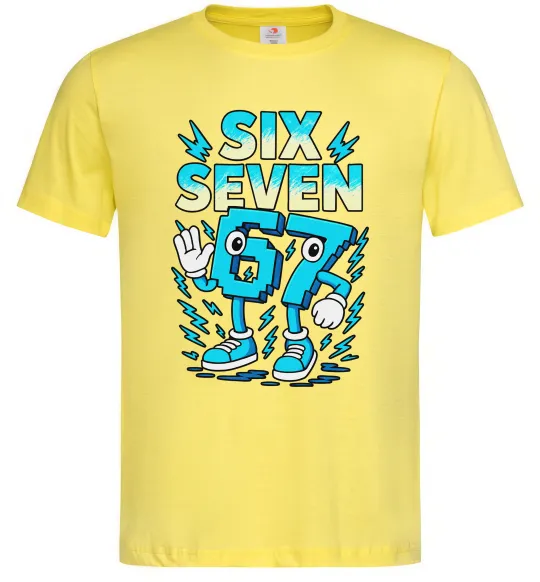 Чоловіча футболка SixSeven art Лимонний фото
