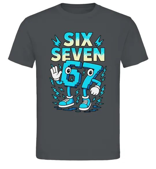 Чоловіча футболка SixSeven art Графіт фото