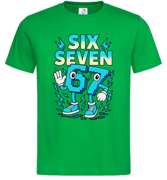 Чоловіча футболка SixSeven art Зелений фото