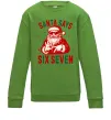 Детский Свитшот Santa says six seven Лаймовый Детский Свитшот Santa says six seven Лаймовый фото