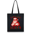 Эко-сумка Santa says six seven Черный Эко-сумка Santa says six seven Черный фото