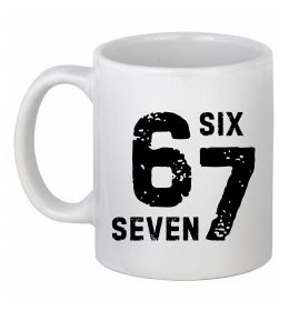Чашка керамічна Six seven meme Чашка керамічна Six seven meme