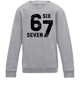 Детский Свитшот Six seven meme