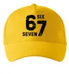 Кепка Six seven meme Сонячно жовтий Кепка Six seven meme Сонячно жовтий фото