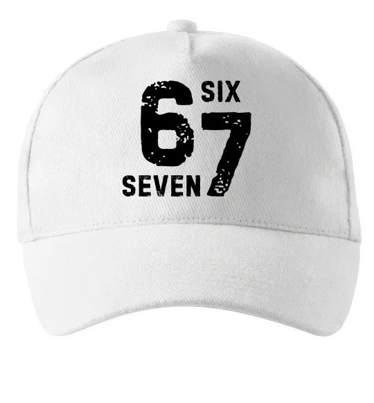 Кепка Six seven meme Білий фото