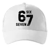 Кепка Six seven meme Білий Кепка Six seven meme Білий фото
