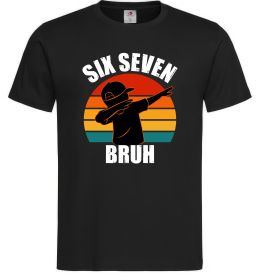 Чоловіча футболка Six seven bruh Чоловіча футболка Six seven bruh