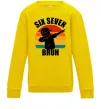 Детский Свитшот Six seven bruh Солнечно желтый Детский Свитшот Six seven bruh Солнечно желтый фото