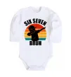 Дитячий бодік Six seven bruh Білий Дитячий бодік Six seven bruh Білий фото