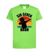 Дитяча футболка Six seven bruh Лаймовий фото