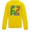 Детский Свитшот Minecraft six seven Солнечно желтый фото