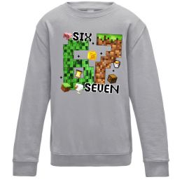 Детский Свитшот Minecraft six seven Детский Свитшот Minecraft six seven