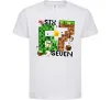 Детская футболка Minecraft six seven Белый Детская футболка Minecraft six seven Белый фото