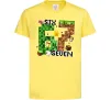 Детская футболка Minecraft six seven Лимонный Детская футболка Minecraft six seven Лимонный фото