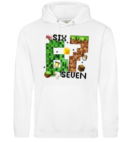 Чоловіча толстовка (худі) Minecraft six seven Чоловіча толстовка (худі) Minecraft six seven