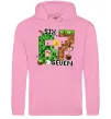 Жіноча толстовка (худі) Minecraft six seven Рожевий фото