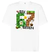 Футболка Оверсайз Minecraft six seven Белый Футболка Оверсайз Minecraft six seven Белый фото
