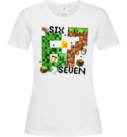 Жіноча футболка Minecraft six seven