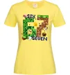 Женская футболка Minecraft six seven Лимонный Женская футболка Minecraft six seven Лимонный фото