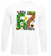 Лонгслив Minecraft six seven Белый Лонгслив Minecraft six seven Белый фото