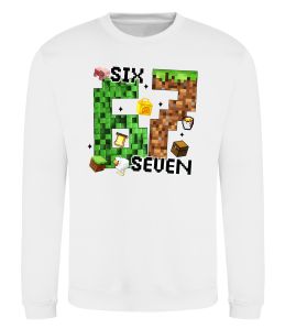 Свитшот Minecraft six seven