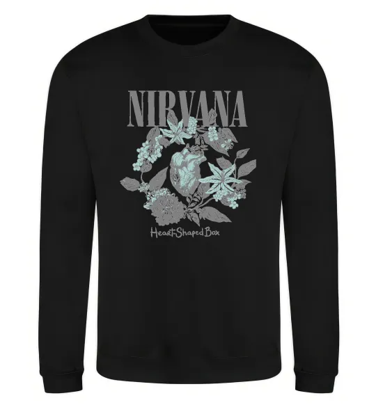 Свитшот Nirvana Heart-shaped box Черный фото