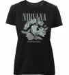 Жіноча преміум футболка Nirvana Heart-shaped box Чорний Жіноча преміум футболка Nirvana Heart-shaped box Чорний фото
