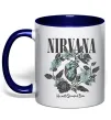 Чашка з кольоровою ручкою Nirvana Heart-shaped box Глибокий темно-синій Чашка з кольоровою ручкою Nirvana Heart-shaped box Глибокий темно-синій фото