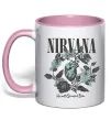 Чашка з кольоровою ручкою Nirvana Heart-shaped box Ніжно рожевий Чашка з кольоровою ручкою Nirvana Heart-shaped box Ніжно рожевий фото