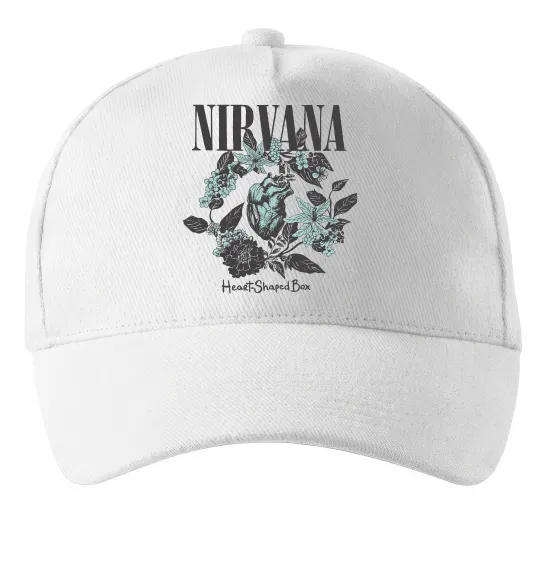 Кепка Nirvana Heart-shaped box Білий фото