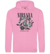 Чоловіча толстовка (худі) Nirvana Heart-shaped box Рожевий фото
