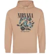 Чоловіча толстовка (худі) Nirvana Heart-shaped box Пісочний Чоловіча толстовка (худі) Nirvana Heart-shaped box Пісочний фото