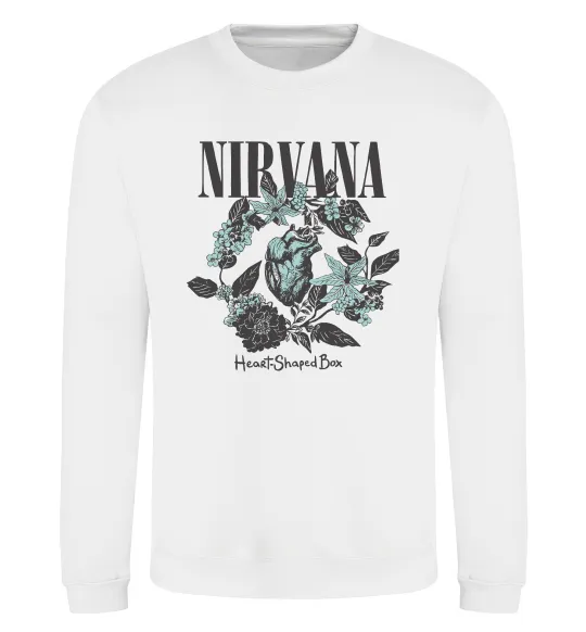 Свитшот Nirvana Heart-shaped box Белый фото