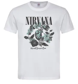 Чоловіча футболка Nirvana Heart-shaped box Білий фото
