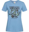 Женская футболка Nirvana Heart-shaped box Голубой Женская футболка Nirvana Heart-shaped box Голубой фото