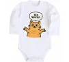 Детский боди Six-seven cat Белый Детский боди Six-seven cat Белый фото