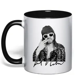 Чашка з кольоровою ручкою Чашка з кольоровою ручкою