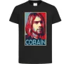 Детская футболка Курт Кобейн фото Черный Детская футболка Курт Кобейн фото Черный фото