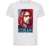 Детская футболка Курт Кобейн фото Белый Детская футболка Курт Кобейн фото Белый фото